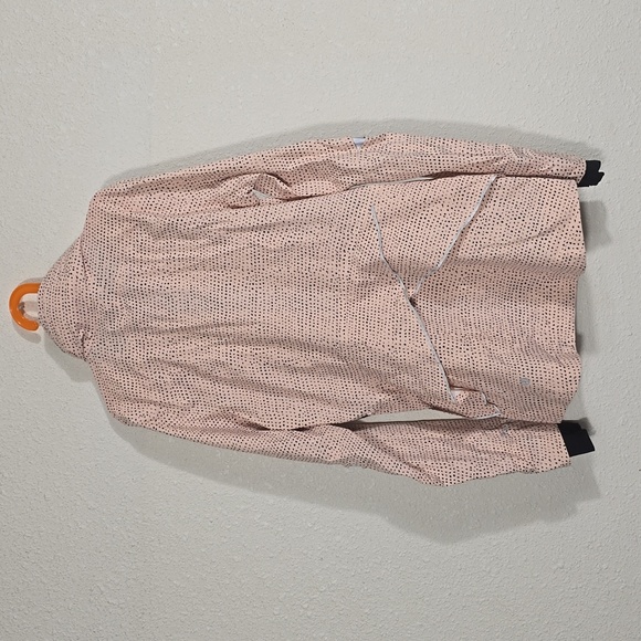 Lululemon Runaway Jacket Speckle Dot Parfait Pink Black Womens Size 4 - Picture 2 of 4